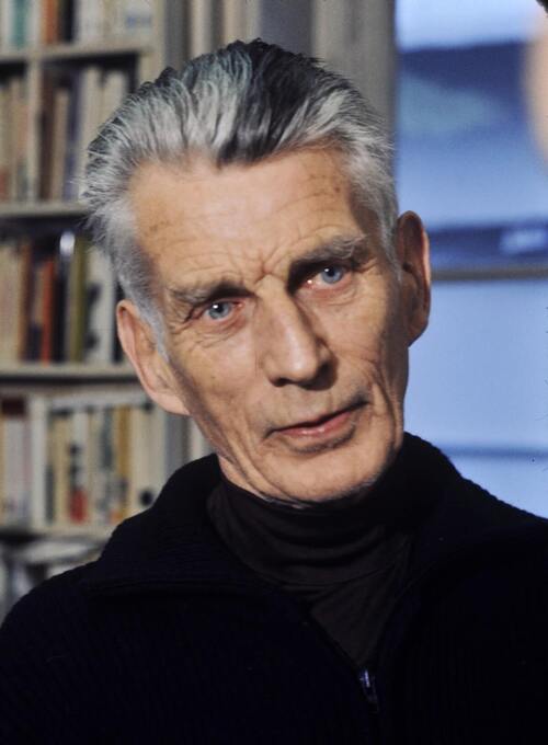 Samuel Beckett in 1977, photographed by Roger Pic — the year beforeBair's biography of him appeared. Public domain.