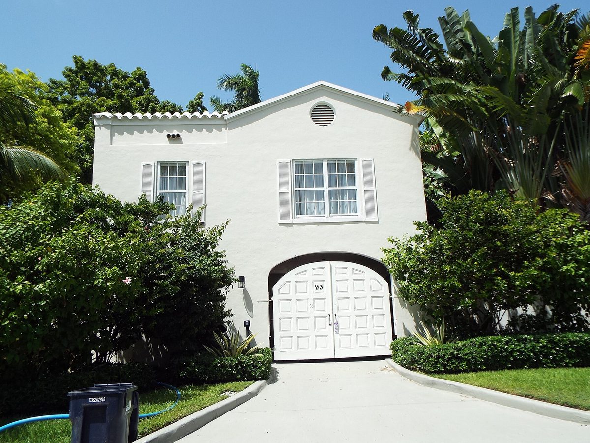 Al Capone's former mansion on Palm Island, Miami Beach, Florida, photographed in 2016.